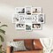 Family Photo Frame 22x17, PVC Picture Frames Collage Wall Decor 9 Opening Wall Hanging For 6x4 Photos 8 Pack, No-Assembly 3D Design Waterproof Memorial Keepsake, White